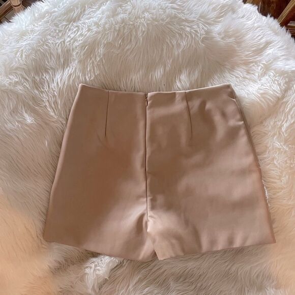 7 for all mankind leather skort - Picture 3 of 4